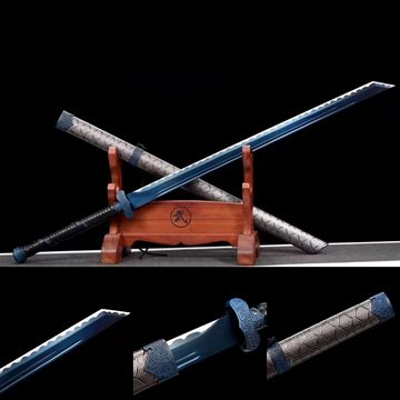 The Tenjiku Kaijin Handmade Ninjato Manganese Steel-Romance of Men